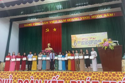 Giáo viên đạt giải hội thi GVCN giỏi cấp huyện năm học 2022-2023